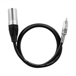 Hybrid CABHYB038 XLR male – RCA Cable 0.8 meter - 