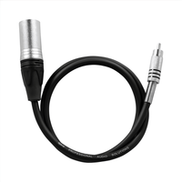 Hybrid CABHYB038 XLR male – RCA Cable 0.8 meter - 