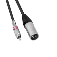 Hybrid CABHYB040 XLR male – RCA Cable 3 meter - 