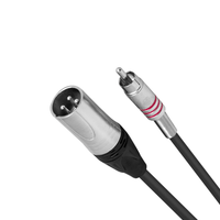 Hybrid CABHYB040 XLR male – RCA Cable 3 meter - 
