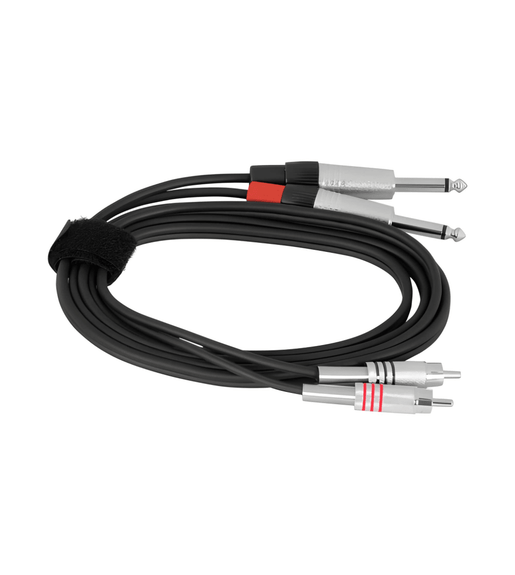Hybrid CABHYB041 Dual RCA - Dual Jack Cable 1.8 meter - 