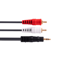 Hybrid CABHYB045 Dual RCA – Minijack stereo Cable - 1.8 meters - 