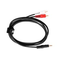 Hybrid CABHYB045 Dual RCA – Minijack stereo Cable - 1.8 meters - 