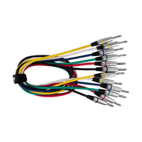 Hybrid CABHYB051 1/4″ mono jack to 1/4″ mono jack audio cables - Pack of 6 - 