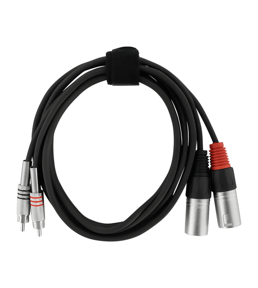 Hybrid CABHYB054 Dual RCA – Dual XLR Male - 1.8 meters - 