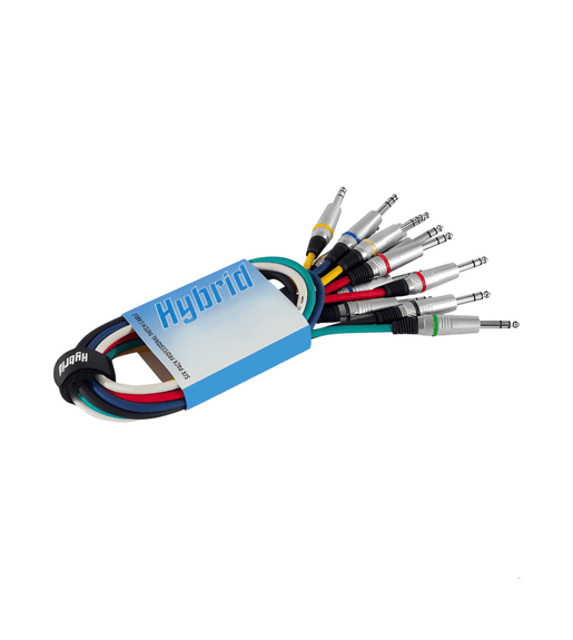 Hybrid CABHYB059 Six Pack Jack – Jack Stereo Cable - 1 meter - 