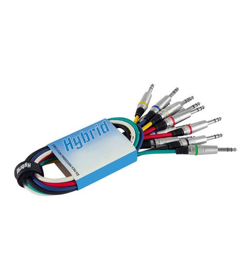 Hybrid CABHYB059 Six Pack Jack – Jack Stereo Cable - 1 meter - 