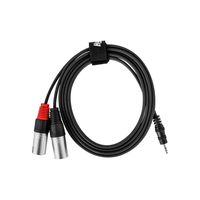 Hybrid CABHYB064 Dual XLR Male - Minijack 1.8 meter Cable - 