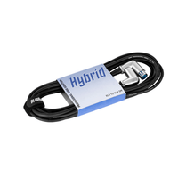 Hybrid CABHYB069 XLR Male Right Angle to XLR Female Lead 5m - 