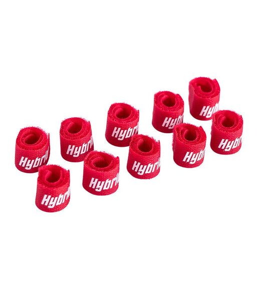 Hybrid CABHYB072 Velcro Cable Straps, 150mm, Red (10 Pcs) - 