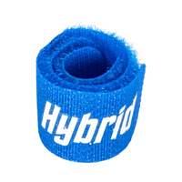 Hybrid CABHYB073 Set of 10 Blue Speaker Cable Velcro Straps - 