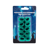 Hybrid CABHYB074 Velcro Cable Straps, 150mm, Green (10Pcs) - 