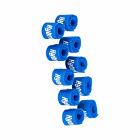 Hybrid CABHYB077 Cable Strap Velcro 10pc 250mm Blue - 