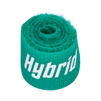 Hybrid CABHYB078 Set of 10 Green Speaker Cable Velcro Straps - 