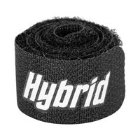 Hybrid CABHYB079 Set of 8 Black Speaker Cable Velcro Strap - 