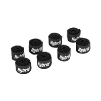 Hybrid CABHYB079 Set of 8 Black Speaker Cable Velcro Strap - 