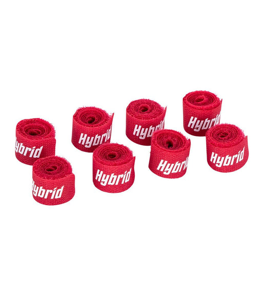 Hybrid CABHYB080 Velcro Cable Straps, 150mm, Red (8 Pcs) - 
