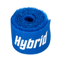 Hybrid CABHYB081 Set of 8 Blue Speaker Cable Velcro Straps - 