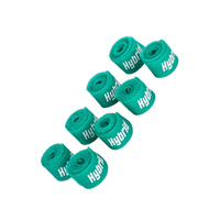 Hybrid CABHYB082 Set of 8 Green Speaker Cable Velcro Straps - 