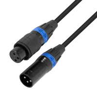 Hybrid CABHYB129 Dmx Cable XLR Male - XLR Female with IP65 Waterproof connectors 5m - 