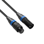 Hybrid CABHYB132 XLR Male - Xlr Female Dmx Lighting Cables waterproof connectors 3m - 