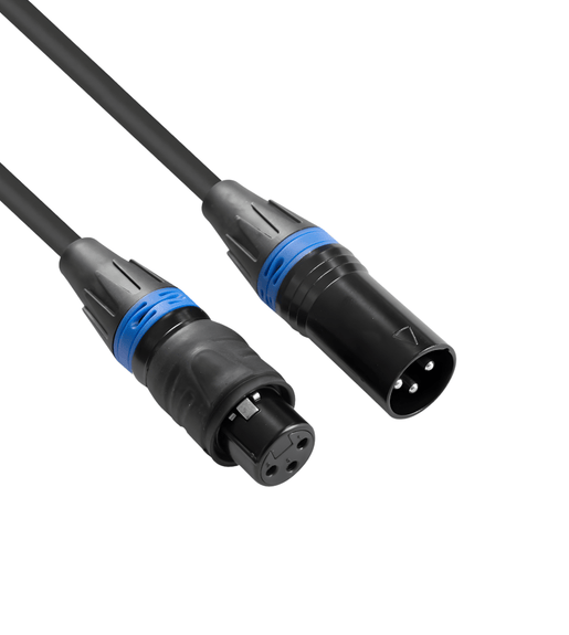 Hybrid CABHYB132 XLR Male - Xlr Female Dmx Lighting Cables waterproof connectors 3m - 