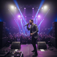 Hybrid D - 2 - Dynamic Microphone with switch and 4.5M cable - 