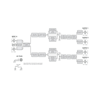 Hybrid DSP24 - 2 In/4 Out - Professional Speaker Management Processor - 