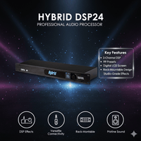 Hybrid DSP24 - 2 In/4 Out - Professional Speaker Management Processor - 