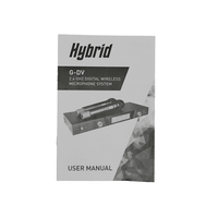 Hybrid G-DV MICHYB062 Dual 2.4GHz Wireless Microphone System - 