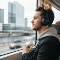 Hybrid+ HH202 - Foldable DJ Headphones - 