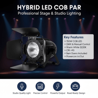 Hybrid HSS COB - C Colour COB Parcan with Barn - doors - 