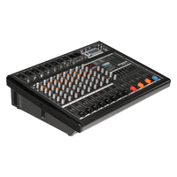 Hybrid M10800PUX 10 Channel Powered Desk Top Mixer - 