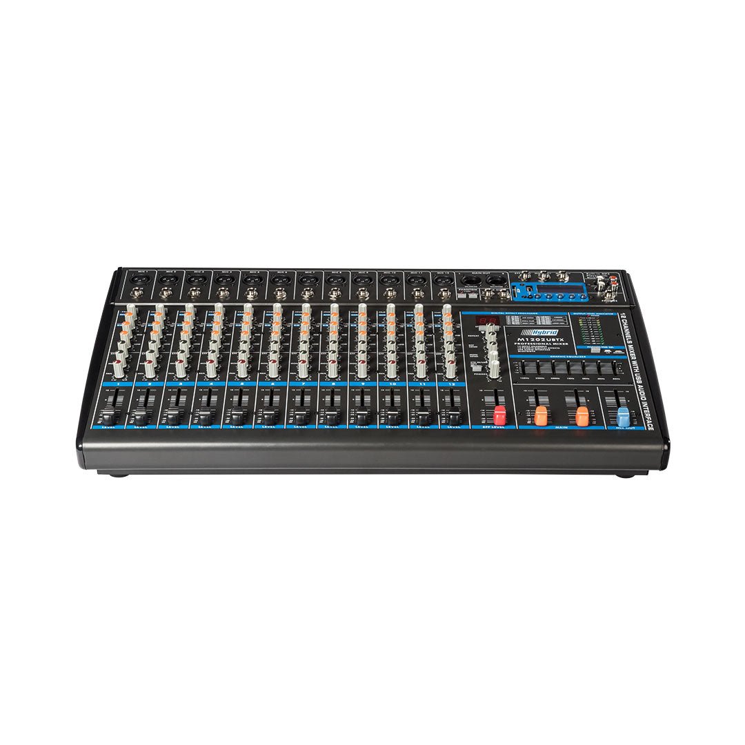 Hybrid M1202UBTX 12 Channel Analogue Mixer Studio Mixers - Philtron