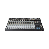 Hybrid MC16USB 12 + 2 channel Analogue Mixer. - 