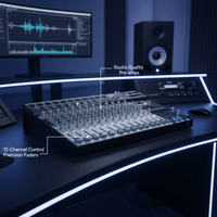 Hybrid MC20USB 18 channel Analog Mixer - 