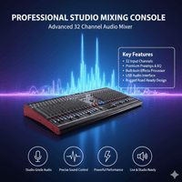 Hybrid MG3208FX 26 Mic + 2 Stereo Channel Analogue Mixer - 