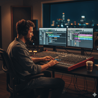 Hybrid MG3208FX 26 Mic + 2 Stereo Channel Analogue Mixer - 