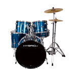 Hybrid Mi Hd5 Lazer Blue 5 Piece Drum Kit - 