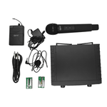 Hybrid MICHYB021/UDFL Wireless UHF Microphone System (Handheld & Lapel) - 