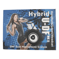Hybrid MICHYB021/UDFL Wireless UHF Microphone System (Handheld & Lapel) - 