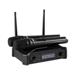 Hybrid MICHYB070 Wireless Microphone Dual Handheld Fixed Frequency - 