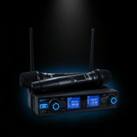 Hybrid MICHYB091 U - DV MKIII Microphone Wireless Dual Handheld UHF System - 