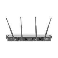 Hybrid MICHYB099/U-R4 UHF 4-Channel Wireless Microphone Receiver - 
