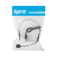 Hybrid MICHYB102/U-R4/HS-BR Wireless Headset Microphone for U-R4/BP (Black) - 