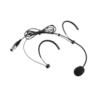 Hybrid MICHYB102/U-R4/HS-BR Wireless Headset Microphone for U-R4/BP (Black) - 