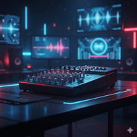 Hybrid ML802DUSBX 8 Channel Analog Mixer - 