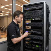 Hybrid PA200M Public Address Powered Amplifier - 