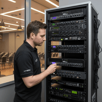 Hybrid PA600M Public Address Powered Amplifier - 