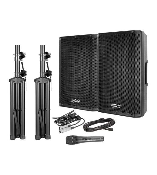 Hybrid PartyBox15 - DSP 2 Way Active Speaker Combo Kit - 
